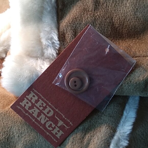 Red Ranch cowboy 🤠 western thick leather trench coat 2XL nwt Yellowstone - Picture 5 of 5